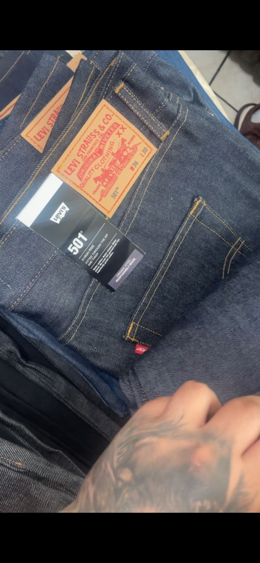 Brand New 501s Levi’s Original