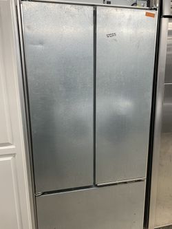 Kitchen aid 36” built in fridge french door Panel Ready