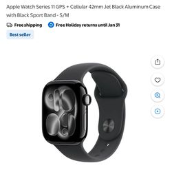 Apple Watch Series 11 GPS New In Box Ladies 42mm