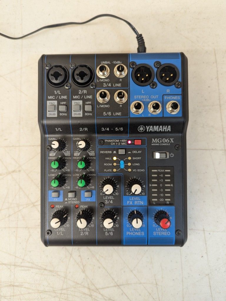 Yamaha MG06X 6-Channel Mixer