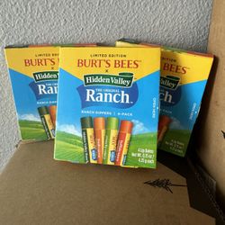 Burt's Bees x Hidden Valley Ranch Dippers Limited Edition Lip Balm 4 Pack