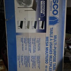 24" Cosco Multi-Purpose Foldable Gray Table