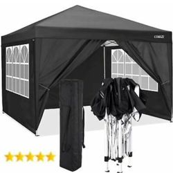 10x10' Heavy Duty Pop-UP Tent Foldable Canopy for Camping & Party

