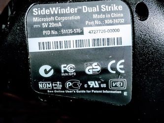 Microsoft Sidewinder Gamepad Dual Strike