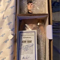 STAR TREX 1988 Collectible Doll Chekov 