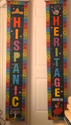 Hispanic heritage month banners