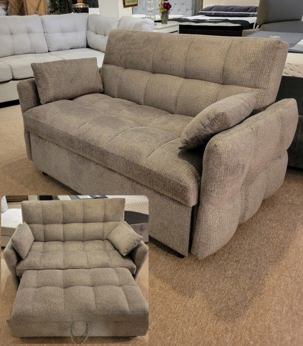 Grey Sofa Bed (Sleeper)