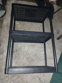3 tier plastic shelf