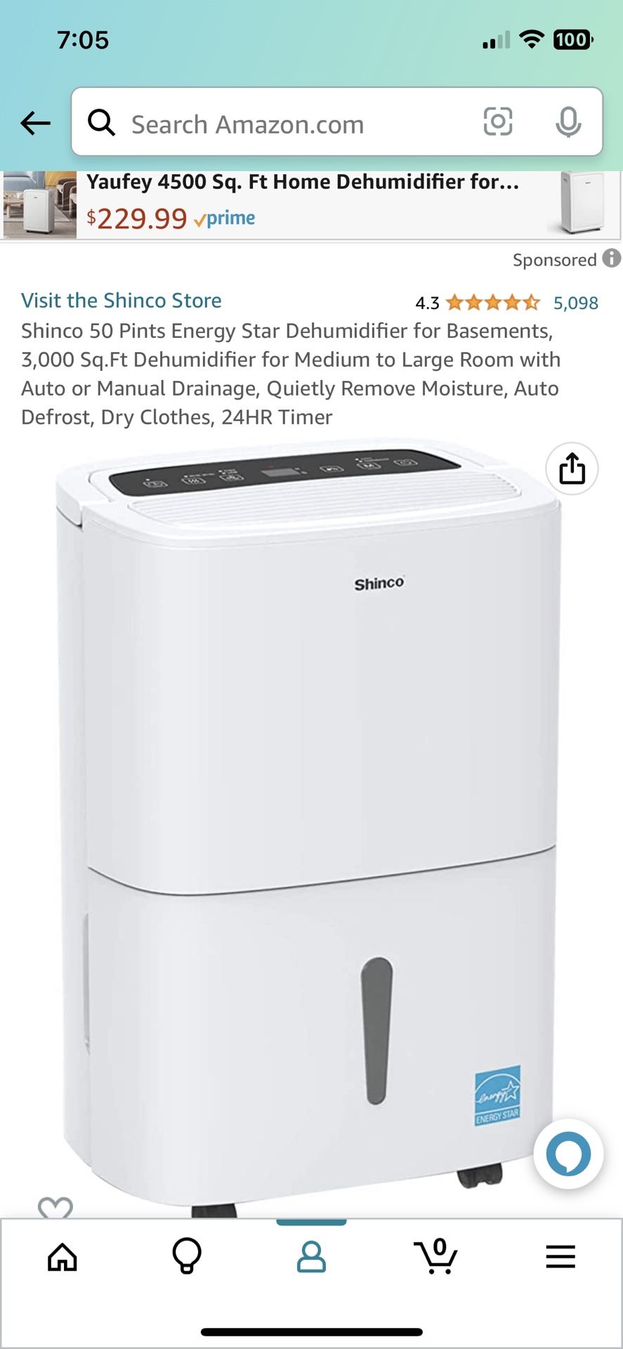 Shimco 3000sqft dehumidifier