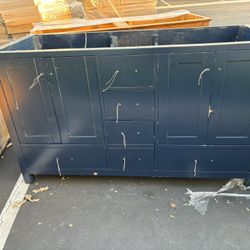 60” Navy Blue Double Sinks Cabinet Hot Sale