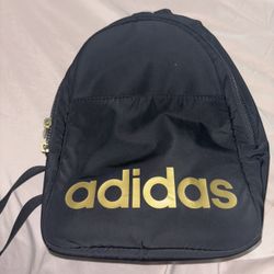 ADDIDAS black With Gold Mini Backpack