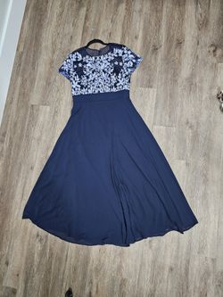 JS Collection Navy Blue Party Dress