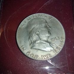 1963 Benjamin Franklin Half Dollar 
