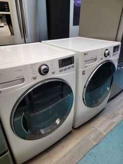 Lg Washer And Dryer Front Load Set Large Capacity