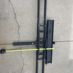 Steel Motorcycle Dirtbike Hitch Carrier Rack Trailer Hauler With Loading Ramp 