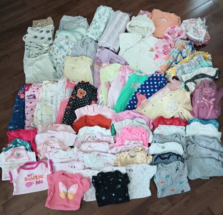Huge Girls Baby Bundle NB -3 Months