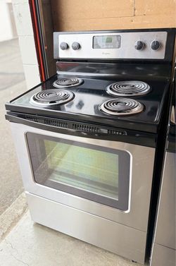 Stainless steel electric range