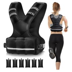 Adjustable Weighted Vest 10–18 lbs for Workout