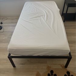 Lucid twin mattress & frame