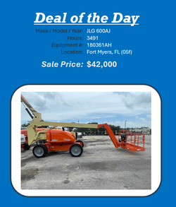 Boom for Sale: 2016 - JLG 600AJ