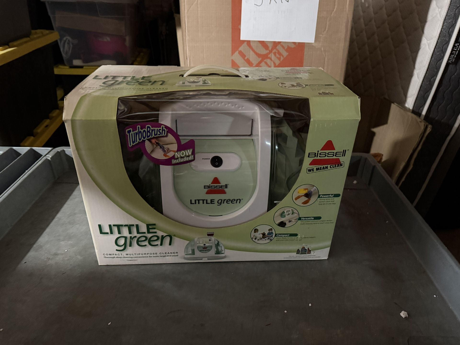 BISSELL Little Green Mini Corded Carpet Cleaner 4064T 12' 4" Cleaning Path