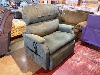 GOLDEN TECHNOLOGIES Comforter Series Green Extra Wide Power Rising Chair with Multi Massage Controls