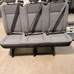 Rear Seats Out Of 2025 Ford Transit. 