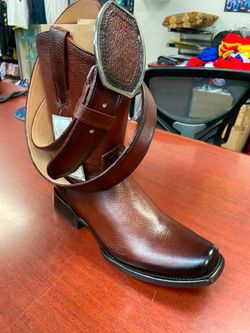 Botas Vaqueras de Piel horma Dubái