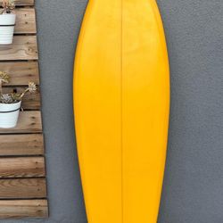 Yellow surfboard