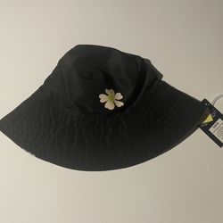 Art Class Reversible Kids Bucket Hat with Floral Accent NWT OSFM  Style Summer