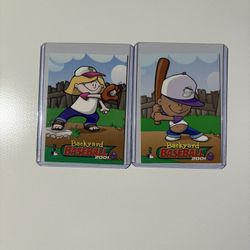 Pablo Sanchez & Anne Frazier Backyard Baseball 2001 Lot. VERY RARE!!!