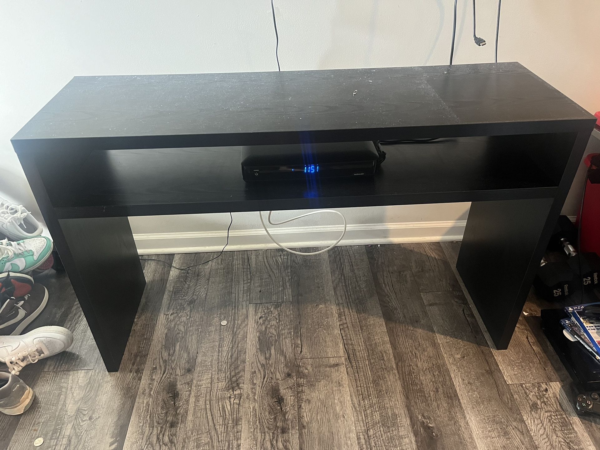 Black tv stand or table