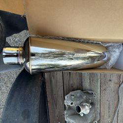 Import Polished Stainless Muffler, Tuneable