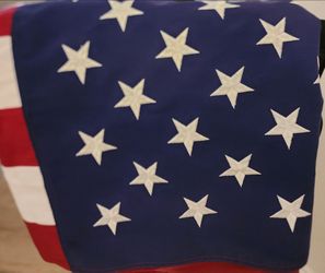 Designer embroidery AMERICAN FLAG 4X6