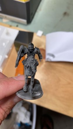 Horse And Rider Miniature 