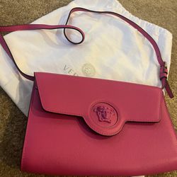 Pink Versace Hand Bag Brand New