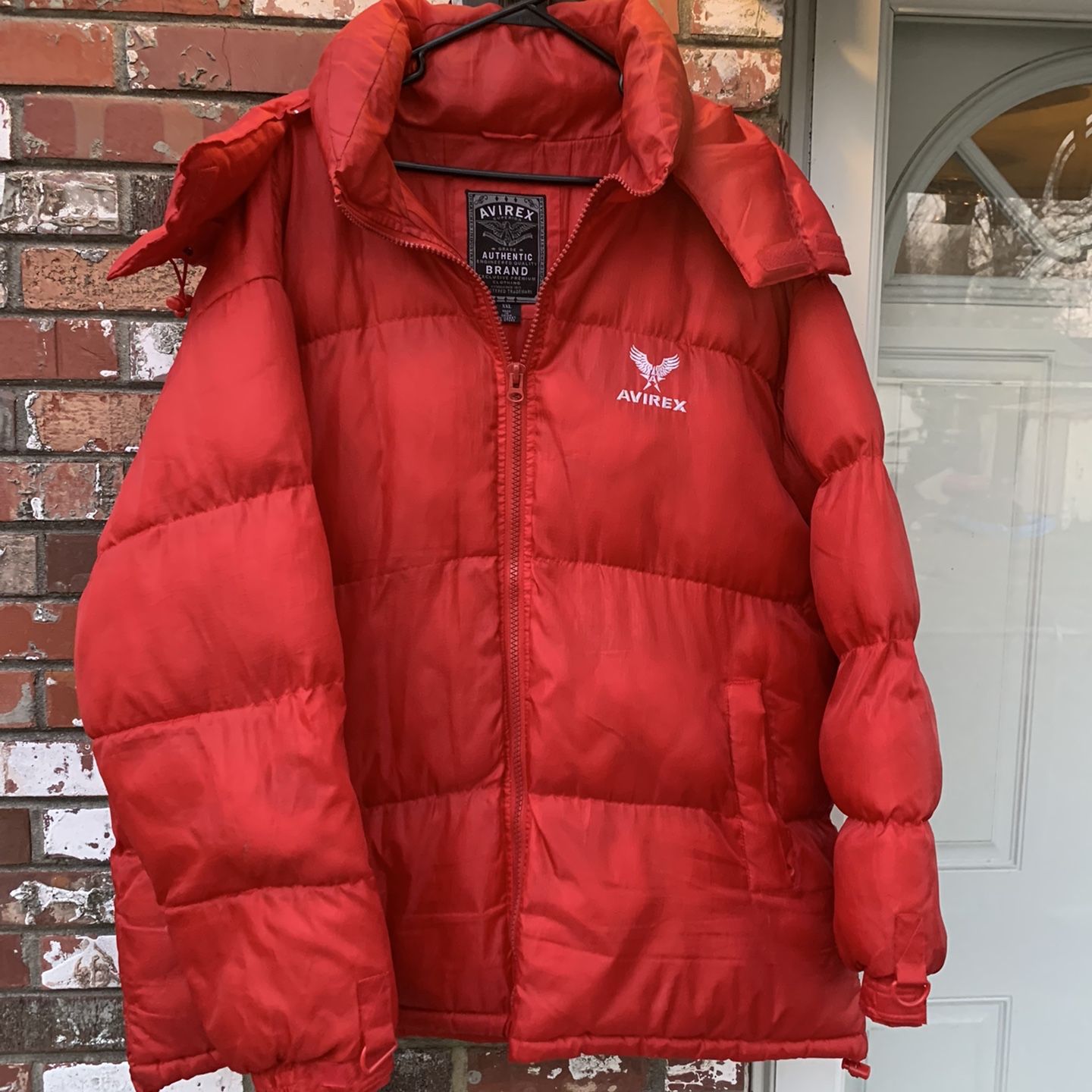 XXL Avirex Red Puffer Jacket for Sale in Suffolk, VA - OfferUp