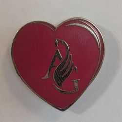 AG Edwards Heart Magnetic Lapel Pin