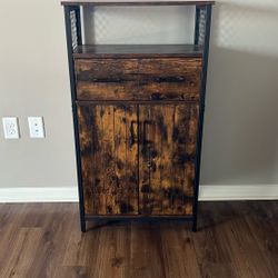 Metal and Wood Cabinet (I Have 2) 