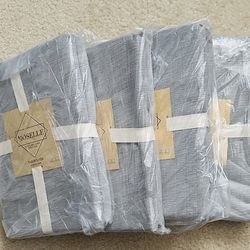Great Deal On These Steel Grey Moselle Tablecloth Thick Large 60 Inches x 104 Inches 4 Total SHIPPING ONLY