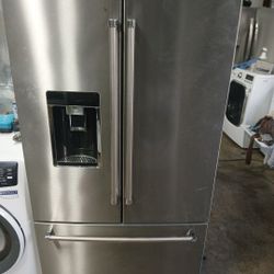 Kitchen Aid Stainless Steel Fridge Bottom Freezer H70 W36 D32  