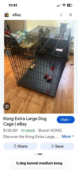 Medium dog crate $25