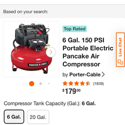Portable Pancake air compressor