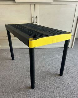 Thick Plastic Storage Shelf Mini Table
