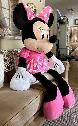 Disney Minnie Mouse Plush 60" inches Super Jumbo Tall Large. (5feet tall)