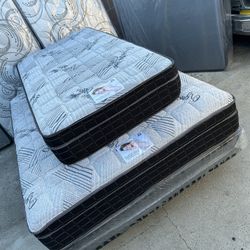 Queen Size Mattress Pillow Top New 12