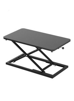 Black Keyboard & Mouse Lift, 24” x the 13” Scissors Riser, Height Adjustable Standing Desk Converter, Used Great Condition
