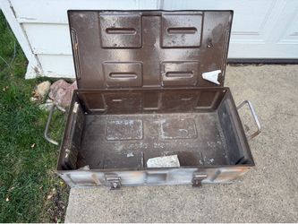 British military empty ammo box 105mm C374