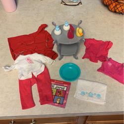 American  Girl Pet Wash And Miscellaneous Clothes