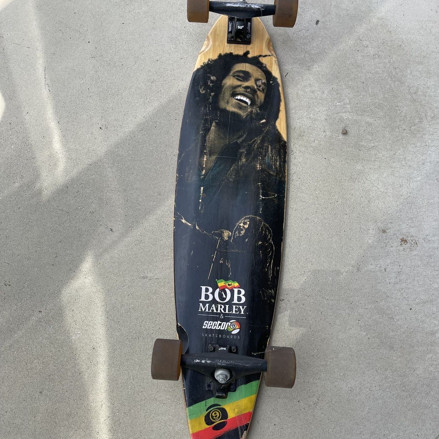 Sector 9 Bamboo Bob Marley Series Natural Mystic Longboard